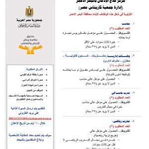 وظائف وزارة التضامن الاجتماعى