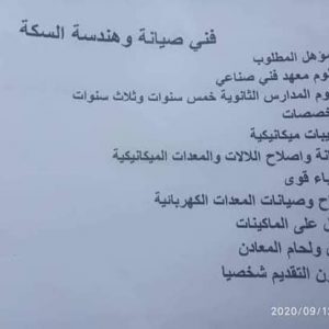 مسابقة وظائف سكة حديد مصر