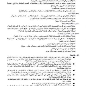 وظائف الجامعات المصرية