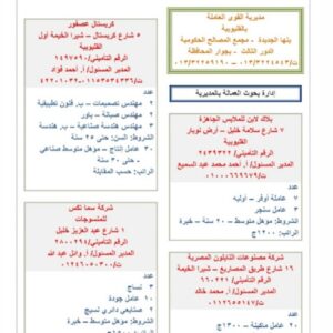 اعلان وظائف وزارة القوي العاملة