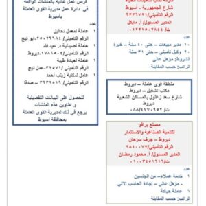 اعلان وظائف وزارة القوي العاملة