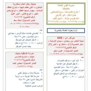 اعلان وظائف وزارة القوي العاملة