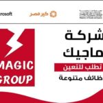 وظائف شركة ماجيك مهندسين مندوبين اداري ومبيعات وفنيين وعمال 
