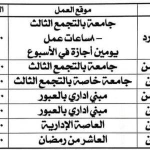 فرص عمل بالشركة المصرية الأوربية للأمن والحراسة