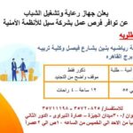 وظائف جهاز رعاية الشباب أفراد أمن بكلية تربية رياضية السن حتي 55 سنه