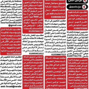 للمؤهلات العليا والدبلومات وظائف جريدة الأهرام لخريجي تجاره