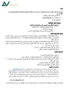 وظائف بنك الاستثمار القومي للمؤهلات العليا والدبلومات لمختلف التخصصات والمحافظات رابط التقديم 