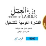 وظائف وزارة العمل أعلنت عن 4007 فُرصة عمل جديدة