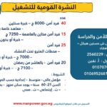 وظائف محطات المترو أعلنت وزارة العمل المصرية عن توفر فرص عمل في المعاهد الخاصة والمترو للمؤهلات العليا والدبلومات 2025 