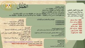 6200 وظيفة حكومية أعلنت عنها وزارة العمل للمؤهلات العليا والدبلومات 2025 