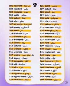 اهم 200 كلمة فى الإنجليزية ، اذا حفظتهم راح تفك أزمتك مع اللغة