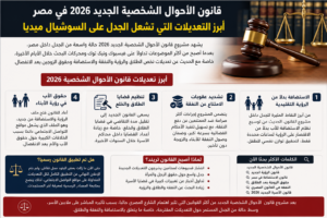 قانون الأحوال الشخصية الجديد 2026 في مصر.. أبرز التعديلات