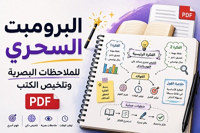 البرومبت السحري للملاحظات البصرية وتلخيص الكتبPDF