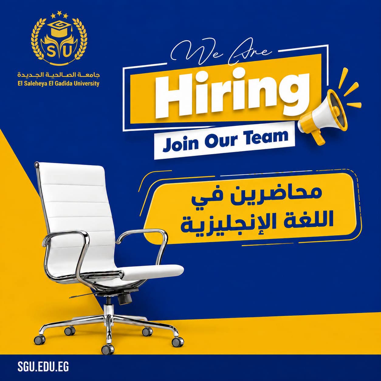 وظائف حكومية وظائف شاغرة بجامعة الصالحية الجديدة 2026 للمؤهلات العليا والدبلومات 
