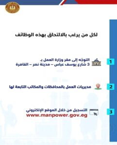وزارة العمل تعلن عن 6349 فرصة عمل في 46 شركة للمؤهلات العليا والدبلومات بـ11 محافظة